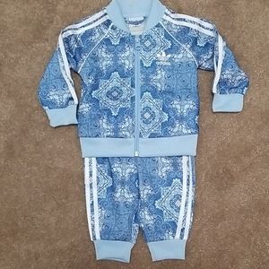 Adidas 2-piece set for girls 3-6 month